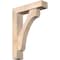 Ekena Millwork Legacy Block Smooth Bracket w/ Offset Brace, Douglas Fir, 5 1/2"W x 22"D x 30"H BKT0604X22X30LEC05SDF - alternate 1
